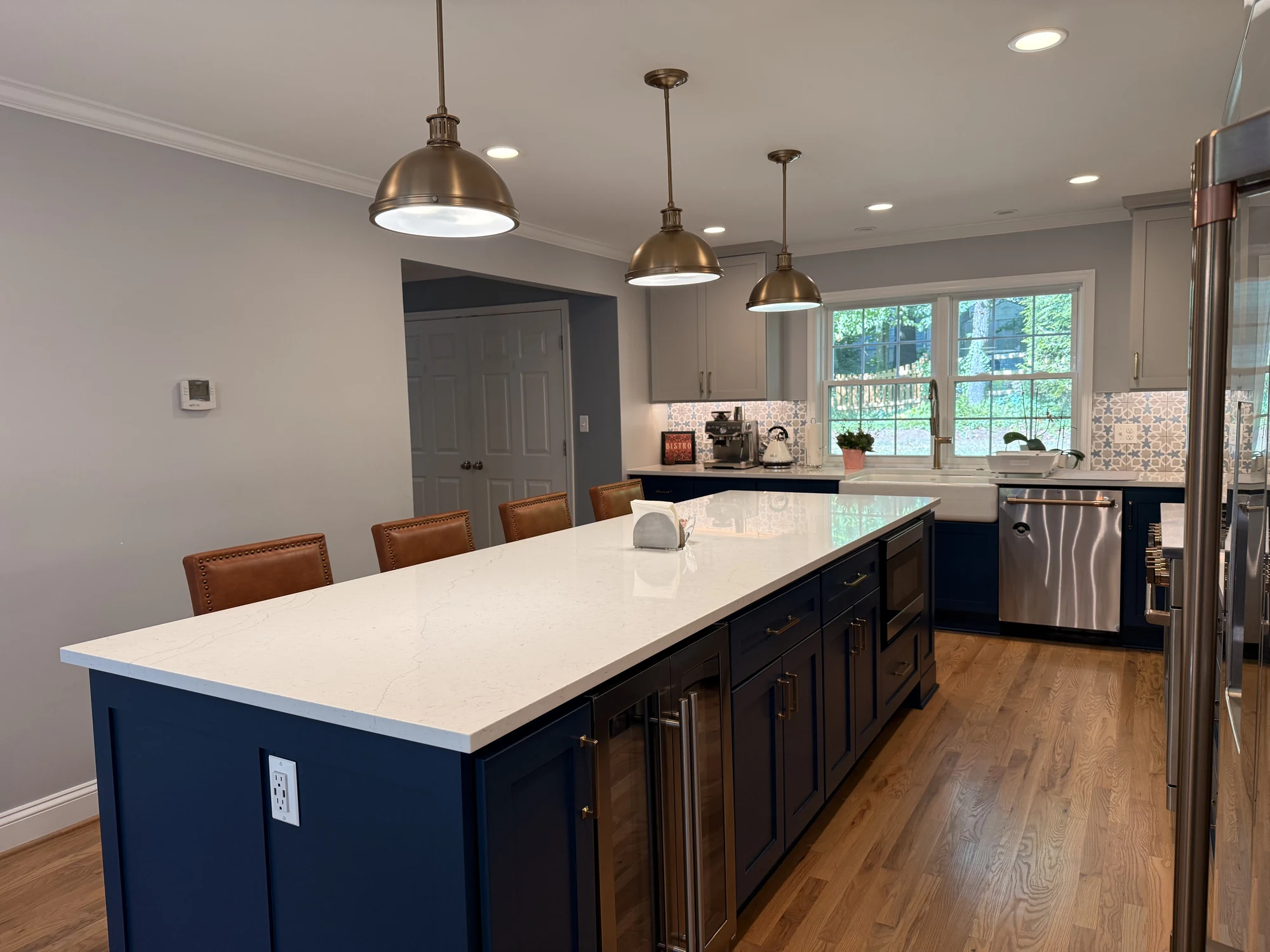 The Connected Kitchen kitchen island