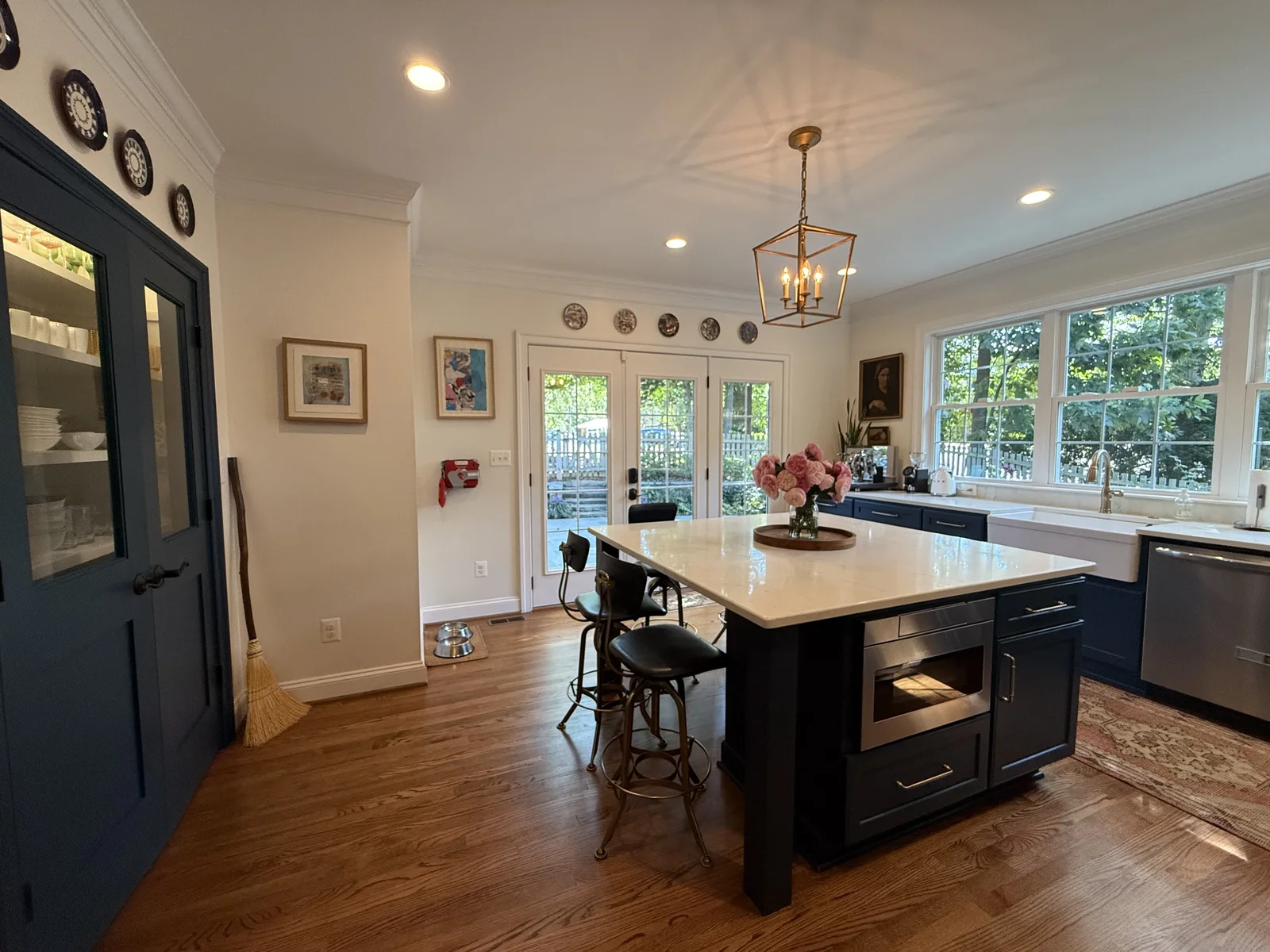 The French Fireback Kitchen kitchen and entry