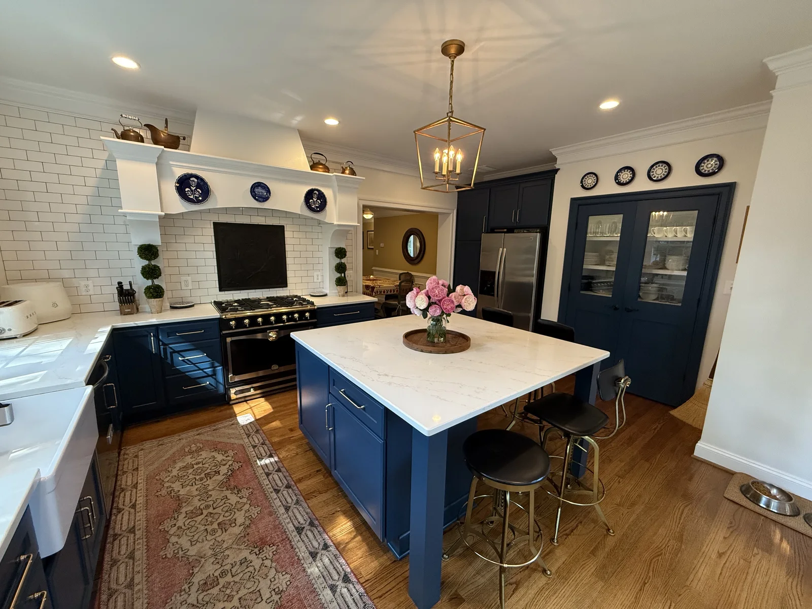The French Fireback Kitchen kitchen island