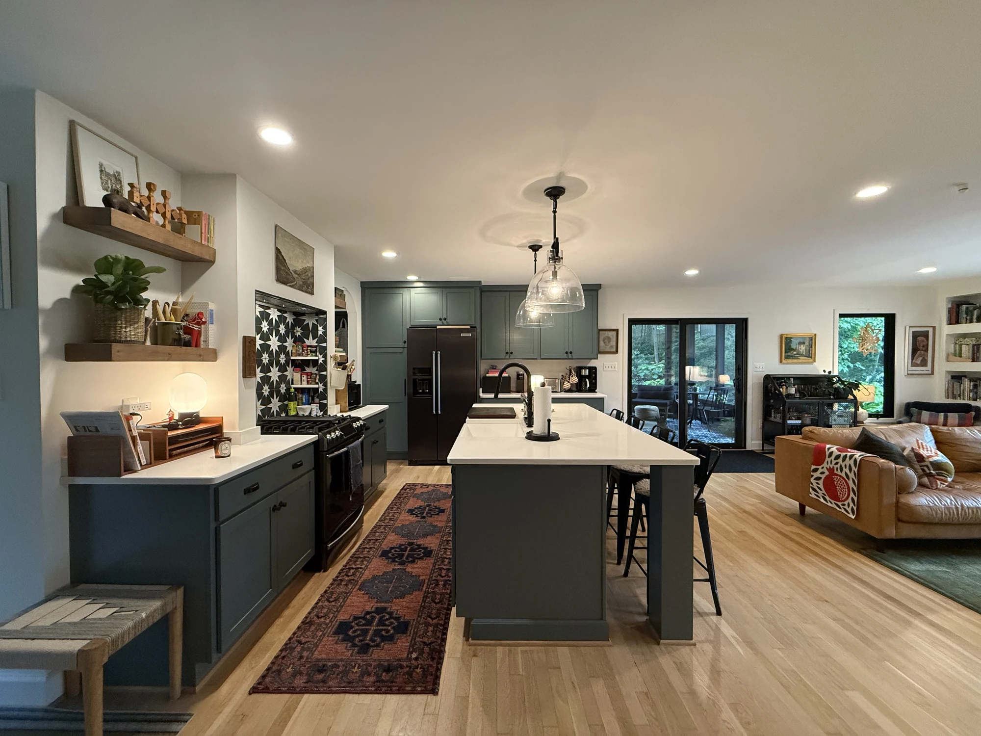 The Gathered Home kitchen and great room