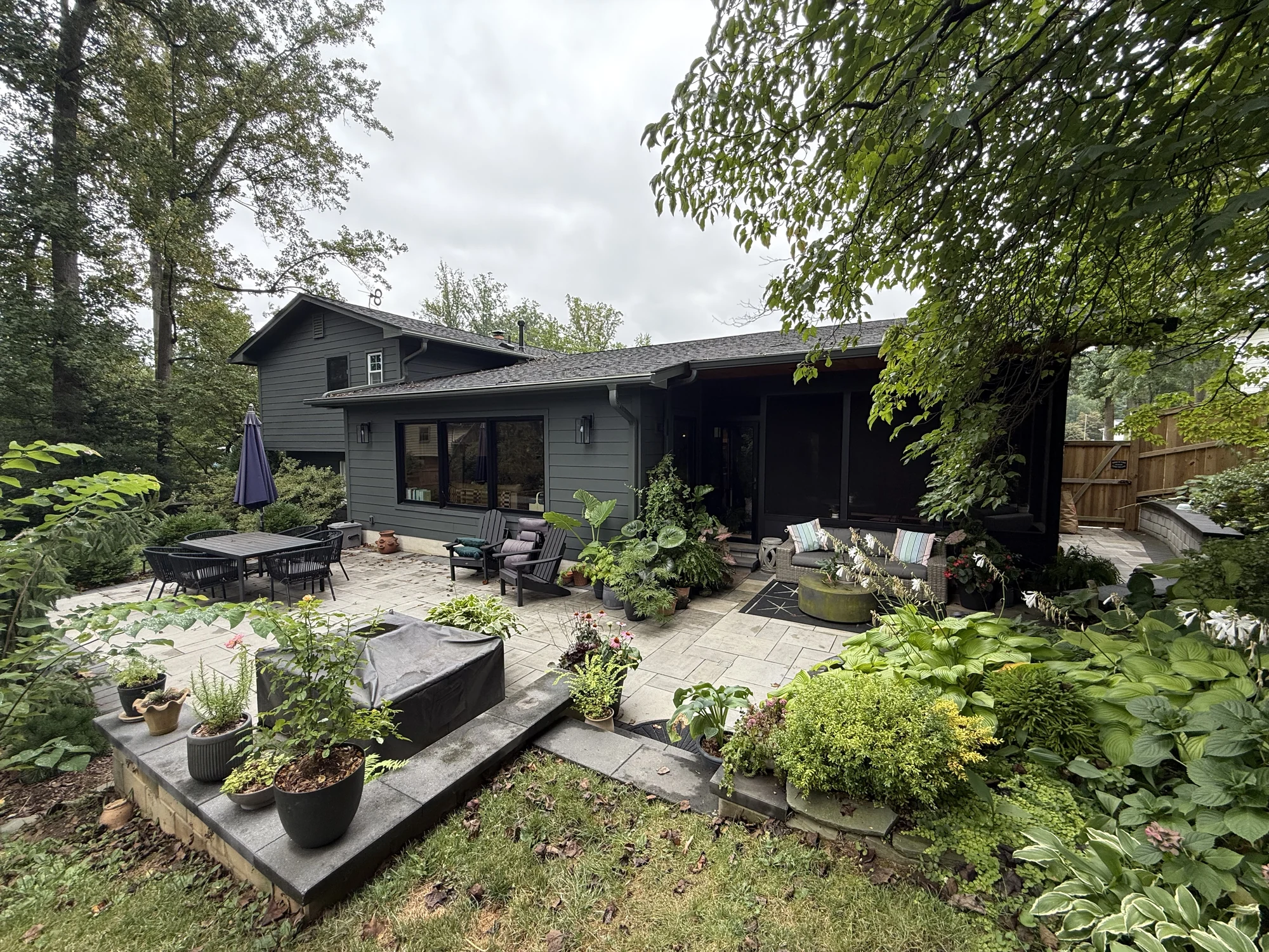 The Gathered Home landscaped exterior