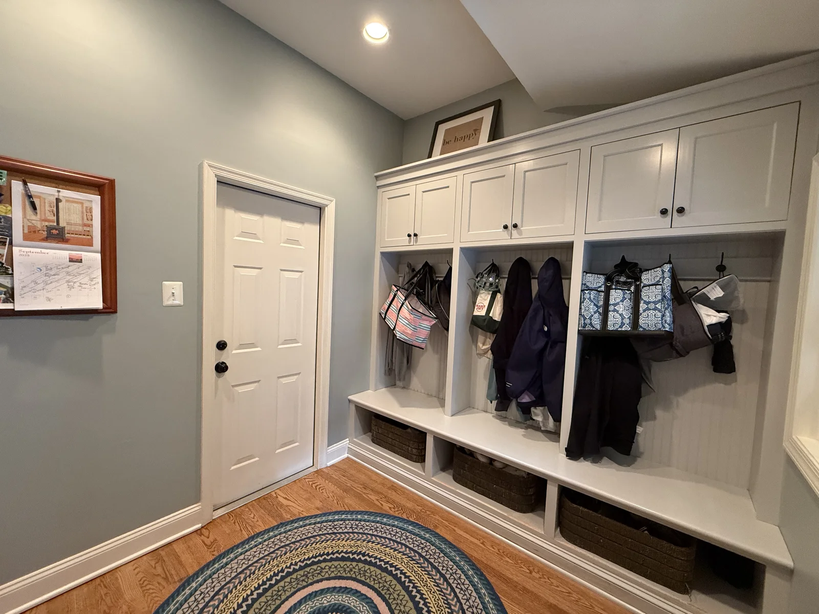 Indoor-Outdoor Living mudroom cubbies