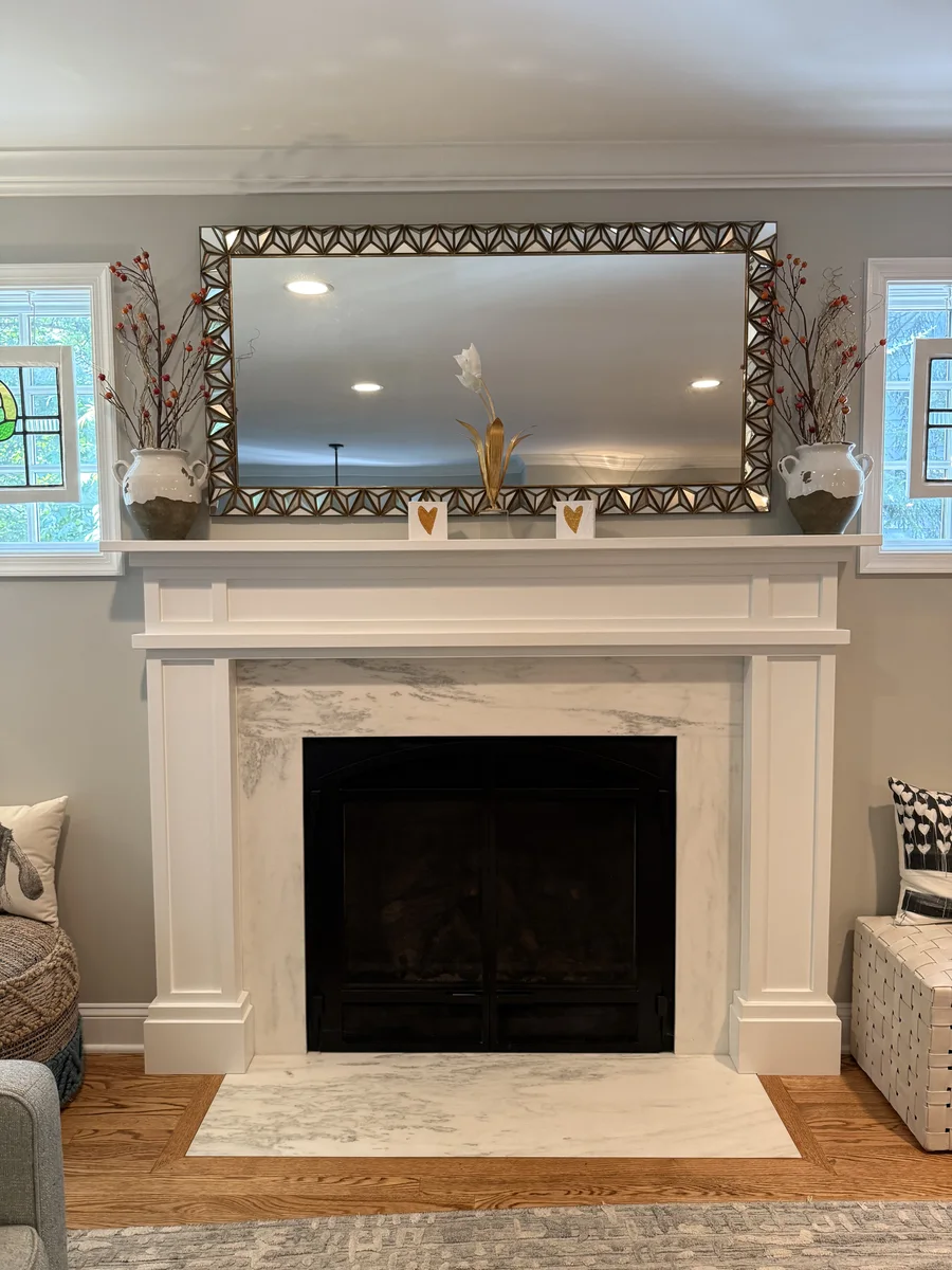 Indoor-Outdoor Living fireplace