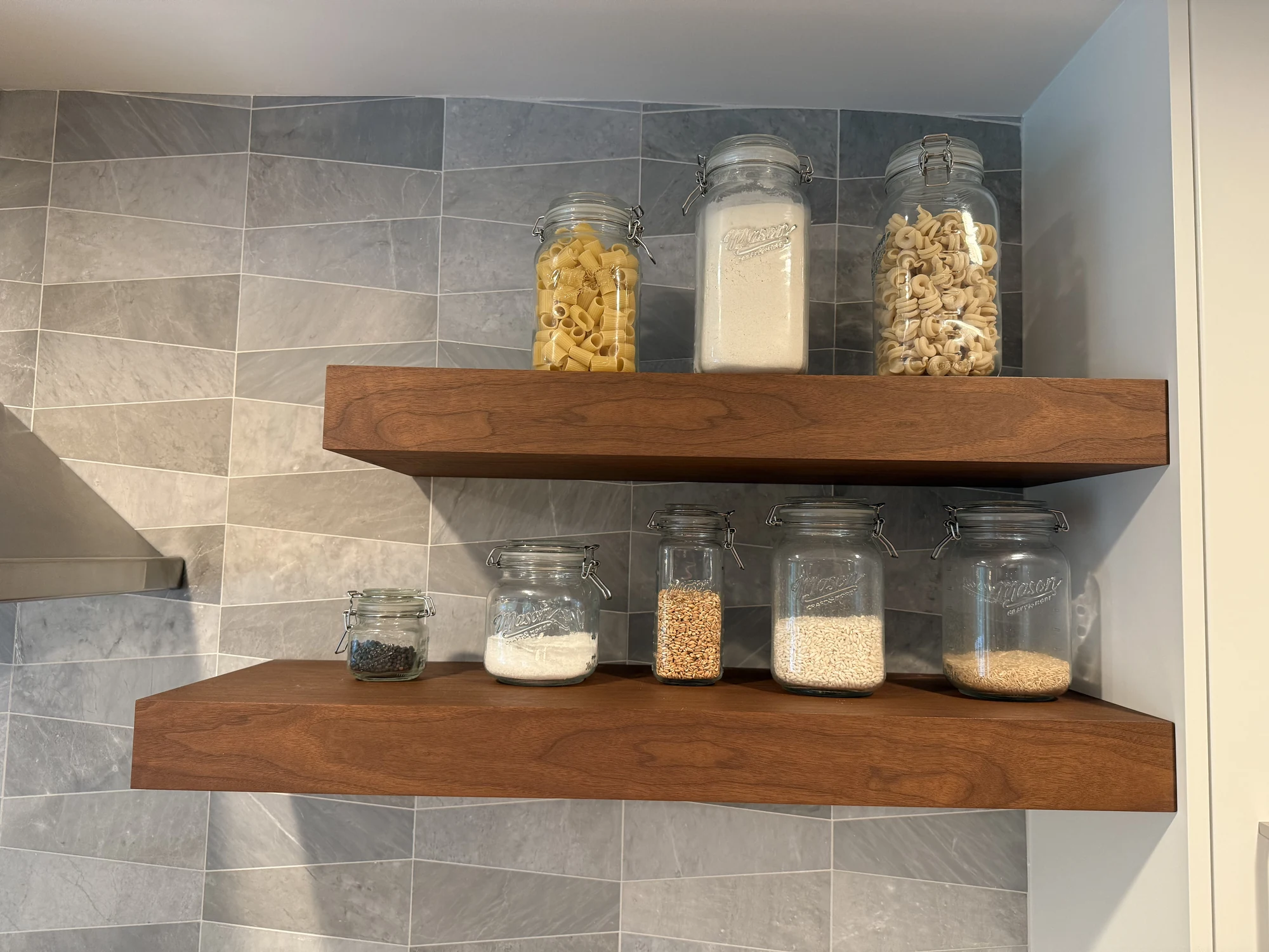 The Kitchen Addition kitchen shelf detail