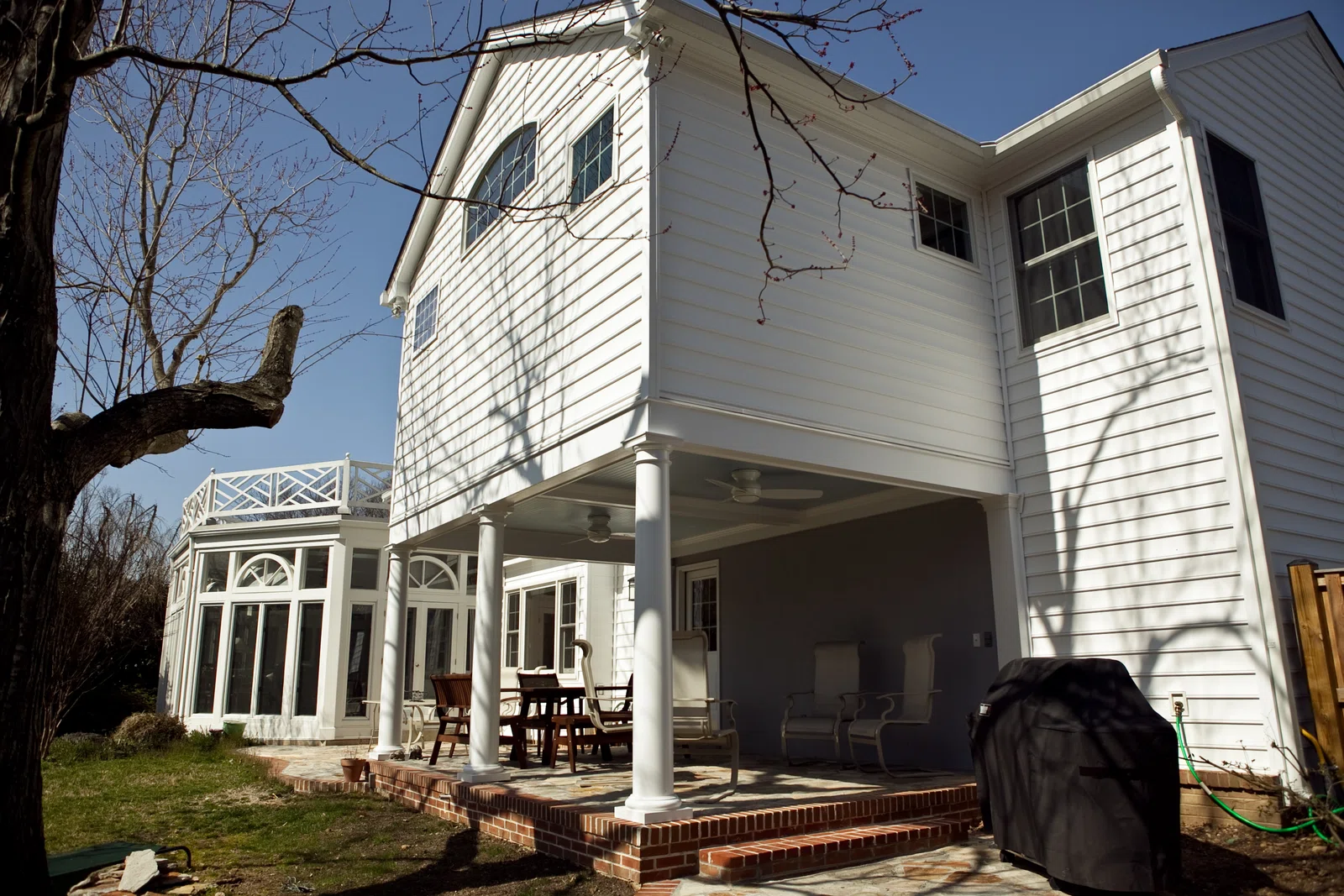 The Primary Suite Addition rear exterior addition