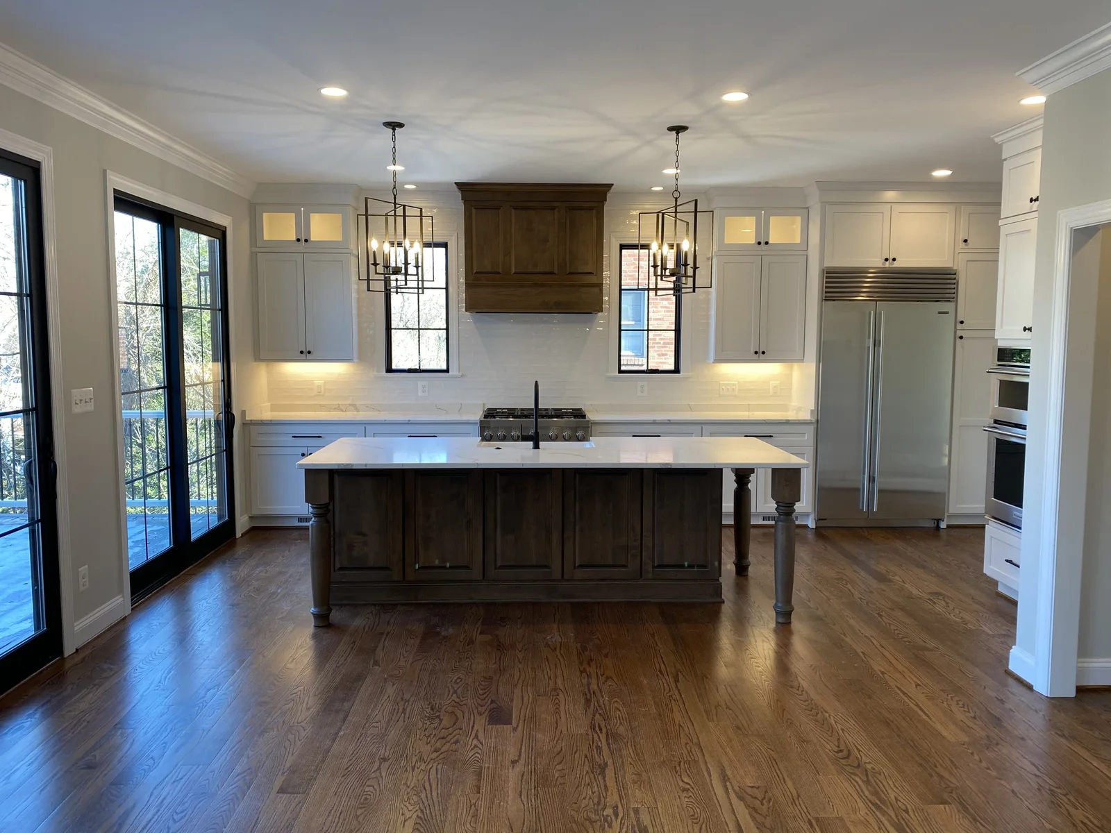 Three-Story Transformation kitchen island