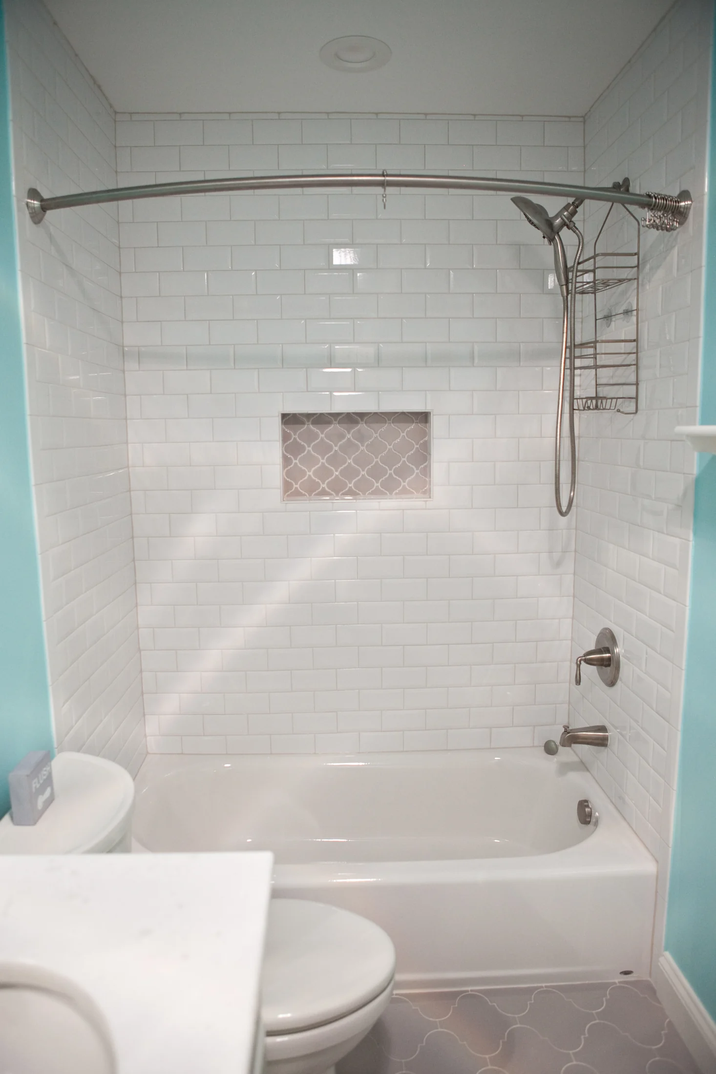The Whole-Home Expansion tiled bath and shower